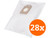 BlueBuilt Sacs d'Aspirateur pour Nilfisk (28 pièces)
