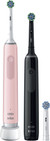 Oral-B Pro Series 3 Black and Pink Duo Pack