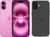 Apple iPhone 16 Plus 128GB Roze + BlueBuilt Protective Back Cover Transparant