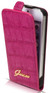 Guess Flip Case Matte Crocodile Apple iPhone 5 / 5S Roze