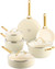 GreenPan Padova Reserve Batterie de Cuisine 10 Pièces Cream White