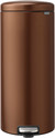 Brabantia NewIcon Poubelle à Pédale 30 Litres Warm Bronze