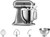 KitchenAid 5KSM185PSEMS Medallion Silver