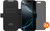 BlueBuilt Apple iPhone 17 Pro Max Book Case Cuir Noir + Protège-écran avec Filtre de Confidentialité Lot de 2