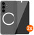 BlueBuilt Protective Cover Magneet Galaxy S25 Transparant + Privacy Protector Duo Pack