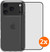 BlueBuilt Back Cover iPhone 17 Pro Transparent + Screen Protector Glass Duo Pack