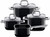 Silit Quadro Black 4-piece Cookware Set