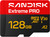 Sandisk Extreme PRO microSDXC 128 Go 120 Mo/s