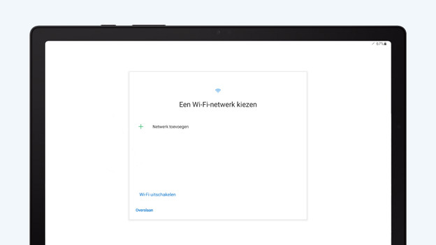 Samsung tablet met wifi verbinden