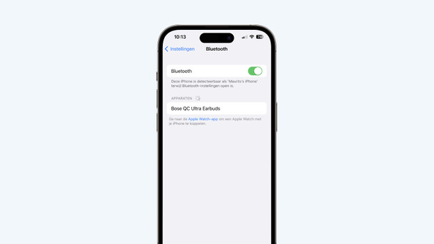 bose oordopjes verbinden