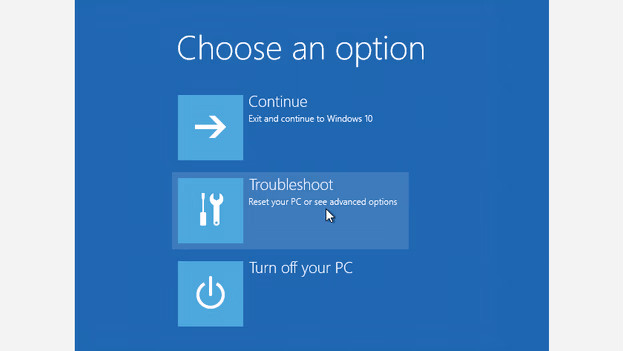 Windows 10 troubleshoot