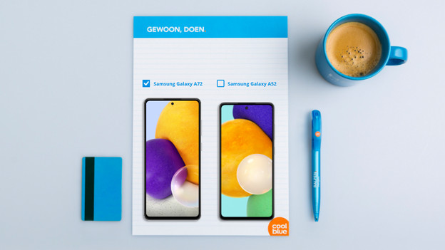 Samsung A72: 6,7 inch full hd scherm