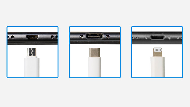 Welke aansluiting heeft mijn kabel micro usb C Lightning