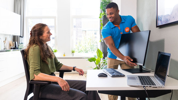 Zorg voor een thuiswerkplek