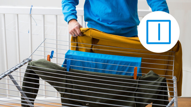 Hangend drogen symbool