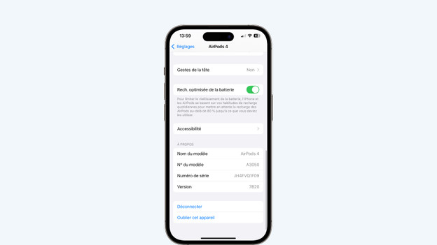 Restaurer les paramètres Bluetooth sur l'iPhone