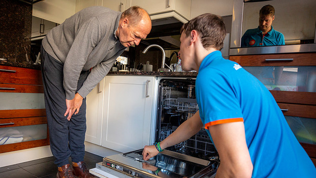 Vaatwasser installeren