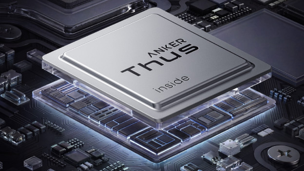Close-up of the Anker Thus AI chip