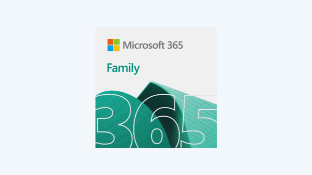 Une boite contenant Microsoft Office 365 Famille.