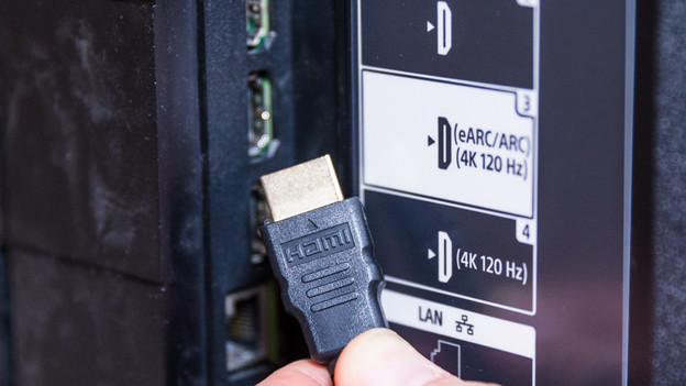 verbind de soundbar met televisie\