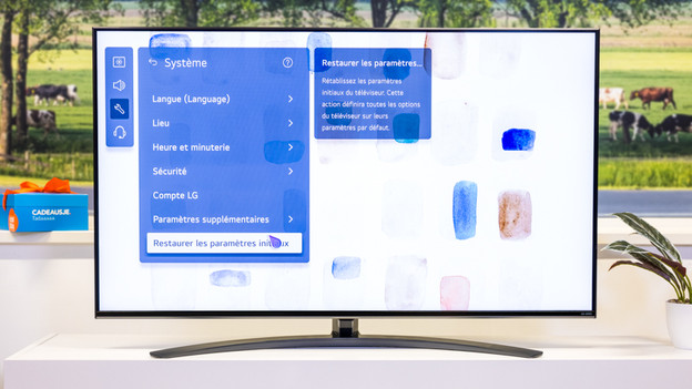 Restaurer les paramètres initiaux