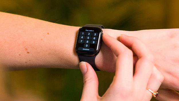 4. Enter your Apple Watch password, if you have one.