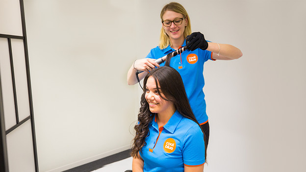 Krullen in lang haar