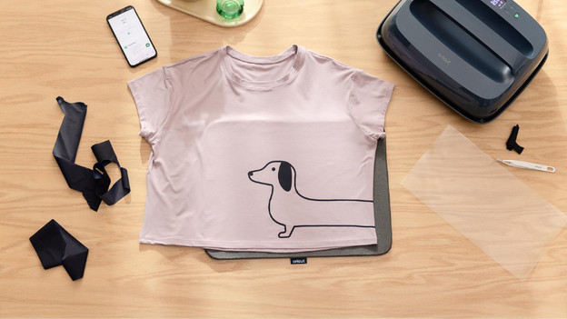 Shirt met eigen ontwerp met Cricut Heat Press