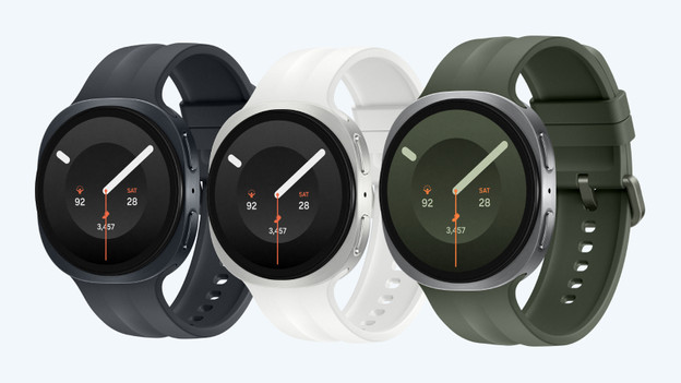 Watch 9 : Argent avec un bracelet vert
