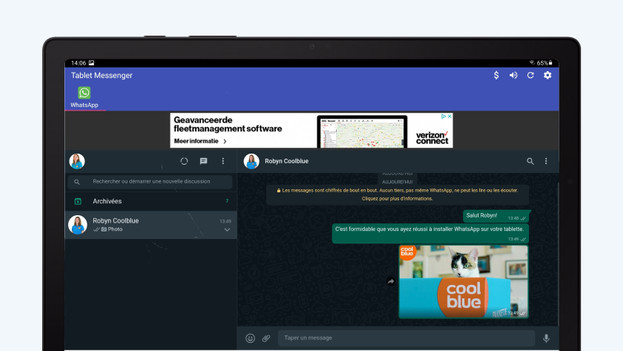 Installer WhatsApp sur votre tablette