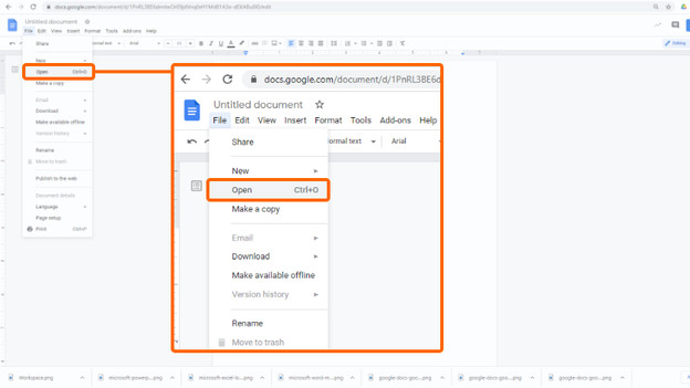 Ouvrir des fichiers Microsoft Office dans Google Workspace.