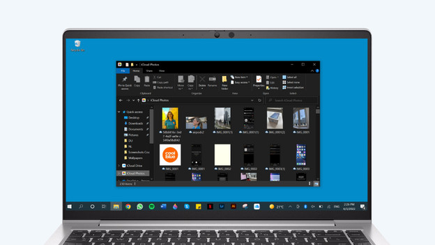 Select the photos you want to transfer