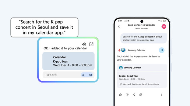 Galaxy AI Cross App Function