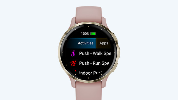 Venu 3: wheelchair mode and training effect