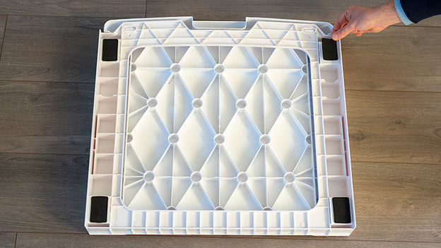 Now, you can turn the stacking kit to place it.