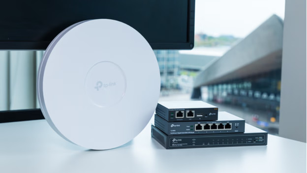 Zakelijke router en TP link access point
