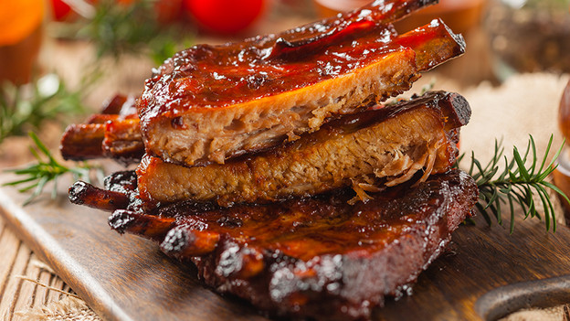 Vlees van de barbecue