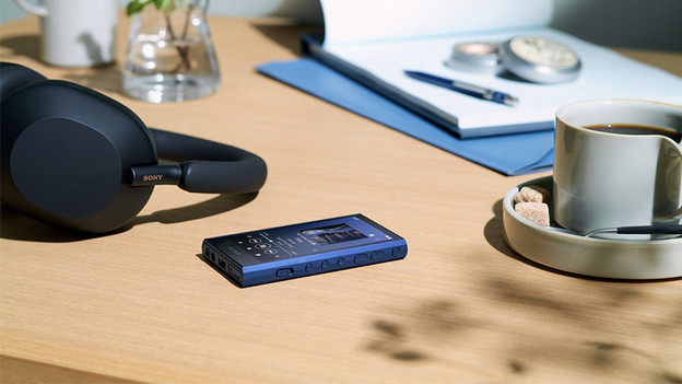 Un lecteur MP3 entre les mains