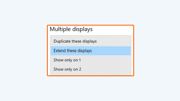 Choisissez comment vous voulez afficher l'écran