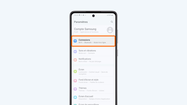 Cliquer sur Bluetooth