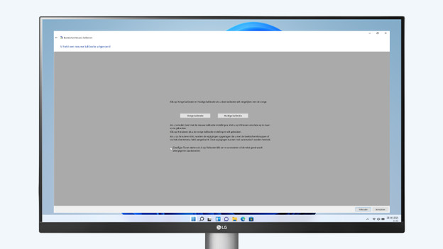 Confirmez ou annulez les nouvelles valeurs
