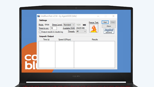 Exécution d'un stress test