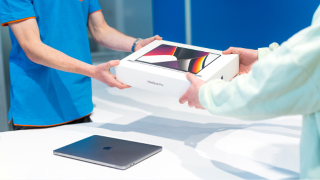 Stap 3: ruil je oude MacBook in de winkel in