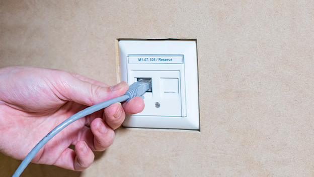 Tip 3a: gebruik een internetkabel