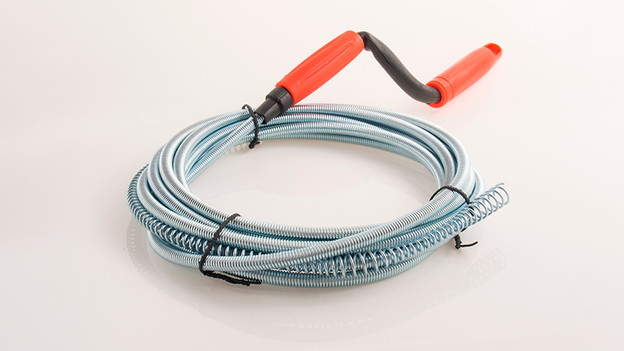 Unblock washing machine drain with drain snake