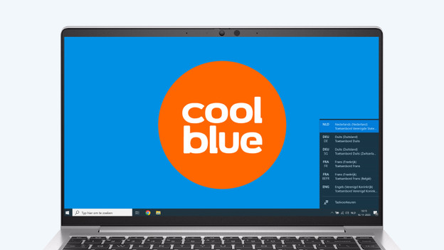 Het popup menu via de menubalk