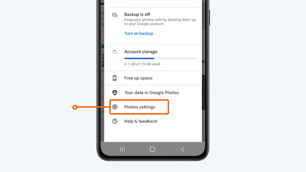 Settings for photos