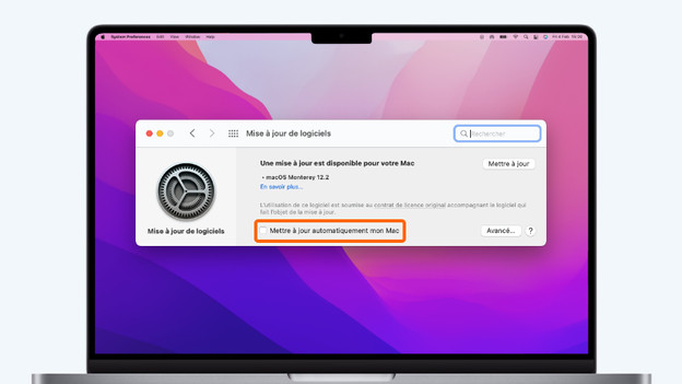 Mettre à jour Apple macOS automatiquement