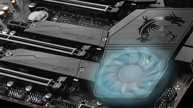 Active cooling of the chipset