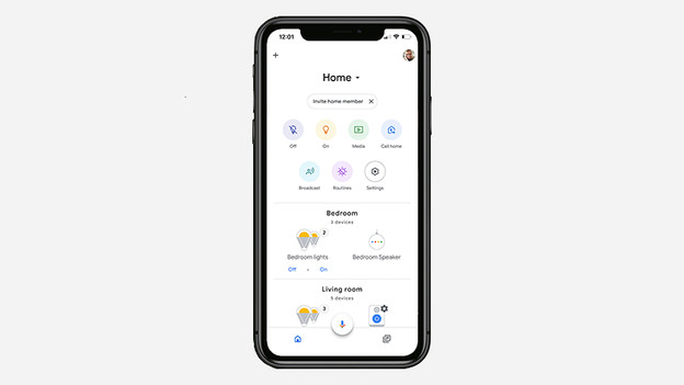 Maison dans l'appli Google Home